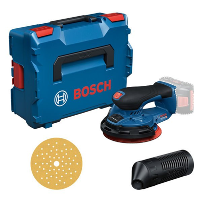 Bosch Blauw GEX 18V-150-3 Accu-Excenterschuurmachine | Exclusief Accu en Lader in L-boxx - 0601372903 Bosch Blauw GEX 18V-150-3 Accu-Excenterschuurmachine | Exclusief Accu en Lader in L-boxx - 0601372903