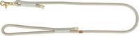 TRIXIE Soft Rope 1984019 Hondenriem, M-L 1,0 m/10 mm, grijs, robuuste lange hondenriem van touw met Trigger Snap Hook, voor middelgrote honden, zacht en rond materiaal, met polsband - thumbnail