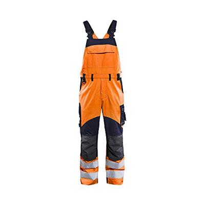 Blåkläder Multinorm inherent bretelbroek 28891513 | High-Vis Oranje/Marineblauw | Maat 50 - 7330509721285