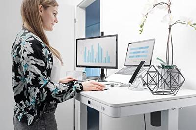 Digitus DA-90406 Zit-sta-bureau Hoogte (max.): 121 cm