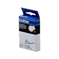 Brother TC-292 Labeltape Kunststof Tapekleur: Wit Tekstkleur: Rood 9 mm 7.7 m - thumbnail