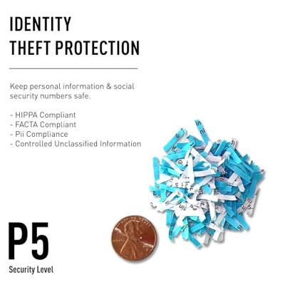 Ideal Office 3104 Papierversnipperaar 28 vellen Strip cut 4 mm P-2 120 l Ook geschikt voor Paperclips, CDs, DVDs, Nietjes, Creditcards