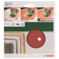 Bosch Accessoires Schuurblad Ø150 mm | G180 | WP | 6 Gaten | Velc | 5 stuks - 2609256A33 - thumbnail