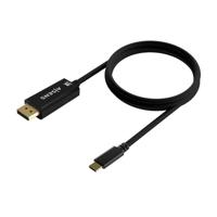 Adapter USB-C naar DisplayPort Aisens A109-0688 Zwart 80 cm - thumbnail
