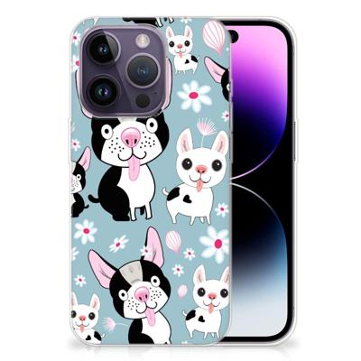 Apple iPhone 14 Pro | TPU Hoesje | Hondjes Apple iPhone 14 Pro | TPU Hoesje | Hondjes