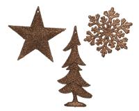 Ornament plastic figuur l0,20b10h10 cm walnoot a3 KSD - Ksd - thumbnail