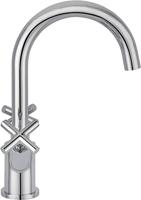 Ben Accross Wastafelkraan draaibaar chroom - thumbnail