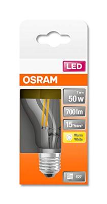 OSRAM HOMELIGHTING 4058075435346 LED-lamp Energielabel F (A - G) E27 Peer 7 W = 50 W Warmwit (Ø x l) 60 mm x 105 mm 1 stuk(s)
