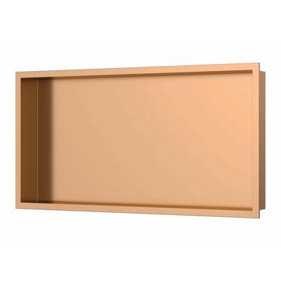 Inbouwnis Luca Sanitair 60x30x6,5cm RVS Geborsteld Koper PVD Inbouwnis Luca Sanitair 60x30x6,5cm RVS Geborsteld Koper PVD