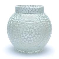 Sfeerlicht Mosaïek Waxinelichthouder Wit - 18 cm - thumbnail