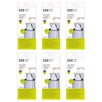 Afvalzak eko mdpe type e trekb 55x70cm 25-35l wit | 6 stuks - thumbnail