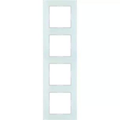 Jung A Creation afdekraam 4-voudig glas matwit