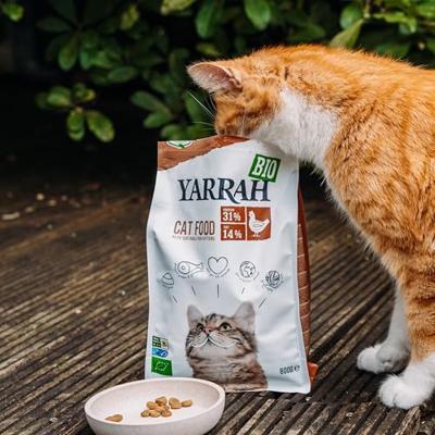 Yarrah Graanvrij kip&vis kattenvoer 2,4kg