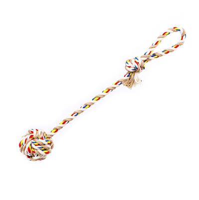 Nobleza Hondenspeelgoed - Touw met bal - 45 cm