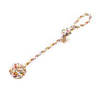 Nobleza Hondenspeelgoed - Touw met bal - 45 cm - thumbnail