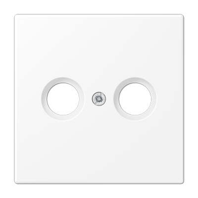 JUNG LS990 wit alpin voor afdekking TV WWM