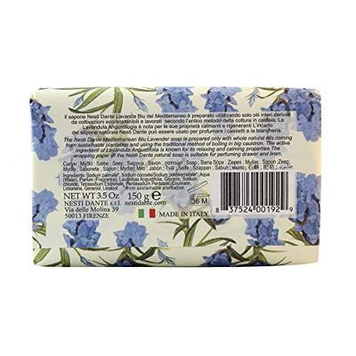 Nesti Dante lavanda blu del mediterraneo zeep 150gr. Nesti Dante lavanda blu del mediterraneo zeep 150gr.