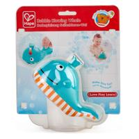 Walvis met bubbels - HAPE blauw - thumbnail