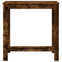 Bartafel 102x50x103,5 cm bewerkt hout gerookt eikenkleurig - thumbnail