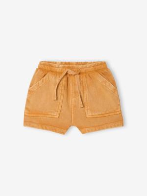 Babysweater met vintage-effect okergeel Babysweater met vintage-effect okergeel