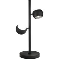 LED Tafellamp - Musterring Cannon - 2 Lichtpunten van 5 Watt - Dimbaar - Aanpasbare Lichtkleur - Geheugenfunctie - Up-and-down Verlichting - Mat Zwart - Metaal - thumbnail