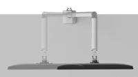 Neomounts ds70-250sl1 desk monitor arm, clamp/grommet, 9 kg, 17" - 35", silver - thumbnail