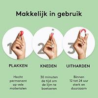 Quantore Kneedbare hobbylijm, 3st. - thumbnail