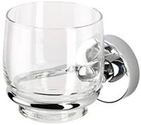 Geesa Luna glashouder met glas chroom 915502 - thumbnail