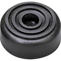 Monacor HF-155 Apparaatvoet Zwart 1 stuk(s) - thumbnail