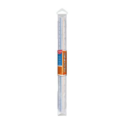 Maped driekantige schaallat, schaalverdeling 1:100, 1:200, 1:250, 1:300, 1:400, 1:500, blauw