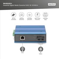 Digitus DN-652102-1 Mediaconverter LAN 10 / 100 / 1000 MBit/s - thumbnail