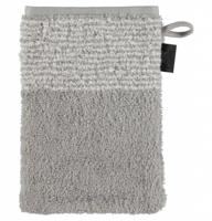 Cawö Cawo Two-Tone Washandje Platina 16x22 - thumbnail