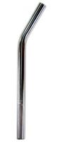 VWP zadelpen gebogen BMX 25.4 x 360 mm staal zilver - thumbnail
