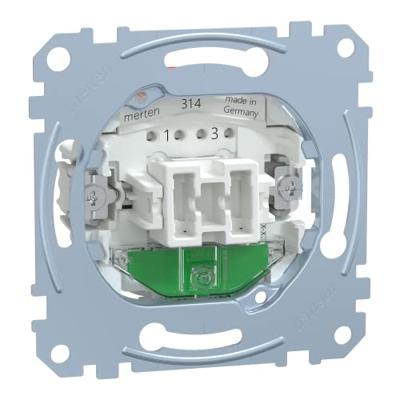 Merten MEG3102-0000 Controleschakelaar, Uitschakelaar Inzetstuk System M, System plat, AquaDesign Meerdere kleuren 1 stuk(s)