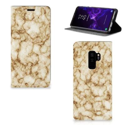 Samsung Galaxy S9 Plus | Standcase | Marmer Goud Samsung Galaxy S9 Plus | Standcase | Marmer Goud