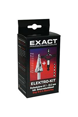Exact 70606 HSS Getrapte boor 7 - 32.5 mm Cilinderschacht 1 set(s)