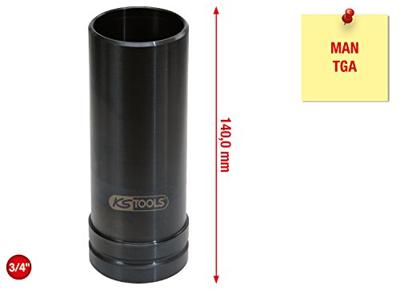 KS Tools 450.0150 Geleidingsbuis voor sleufmoersleutel, 46-52 mm