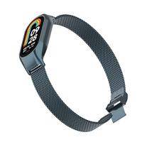 Milanese bandje met case - Space grey - Xiaomi Smart Band 8 & 9 - thumbnail