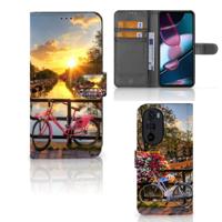 Motorola Edge 30 Pro | Flip Cover | Amsterdamse Grachten - thumbnail