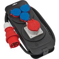 Brennenstuhl Brennenstuhl | Stroomstation CEE 1 IP44 stekker 400V/16A stekkerdoos 1x CEE 400V/16A+3x 230V/16A 1151600020 - thumbnail