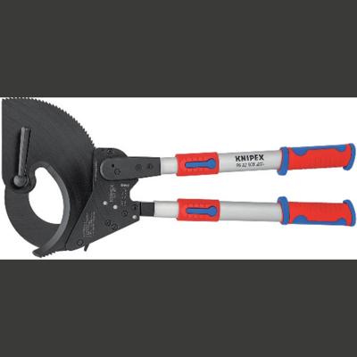 Knipex 95 32 100 95 32 100 Ratel-kabelsnijder Geschikt voor (striptechniek) Aluminium- en koperkabel, een- en meerdraads 100 mm 960 mm²