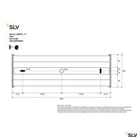 SLV CHROMBO 1003316 LED-wandlamp LED vast ingebouwd 11 W Wit - thumbnail