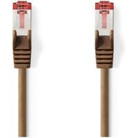 CAT6 S/FTP-Netwerkkabel | RJ45 Male - RJ45 Male | 7,5 m | Bruin - thumbnail