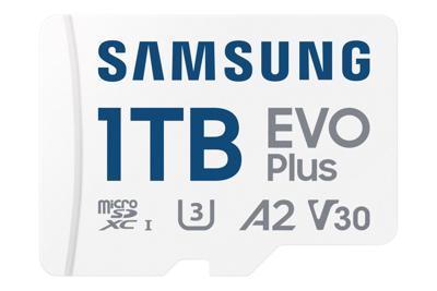 Samsung EVO Plus microSD Card 1TB Micro SD-kaart Blauw