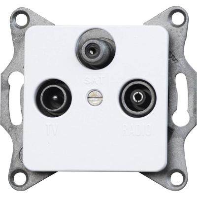 Kopp 915813089 Televisie, radio, satelliet Inzetstuk Europa Arctisch-wit, Mat 1 stuk(s)