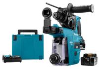 Makita DHR242RTJW 18V accu Combi boorhamer met stofafzuiging | Li-ion 5.0Ah - DHR242RTJW - thumbnail