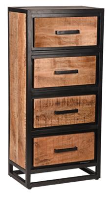 LABEL51 Ladenkast 'Tampa' Mangohout, 105 x 50cm