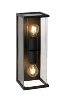 Lucide CLAIRE - Wandlamp Binnen/Buiten - 2xE27 - IP54 - Antraciet - thumbnail