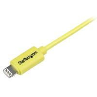 StarTech.com USB-kabel voor Apple Lightning naar USB, voor iPhone, iPod, iPad, 1 m, geel (USBLT1MYL) - thumbnail