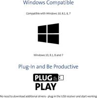 Kensington K75230DE toetsenbord RF Draadloos Zwart - thumbnail